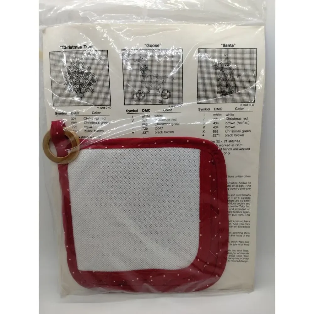 O' Christmas Tree Counted Cross Stitch Pot Holder - 4171001